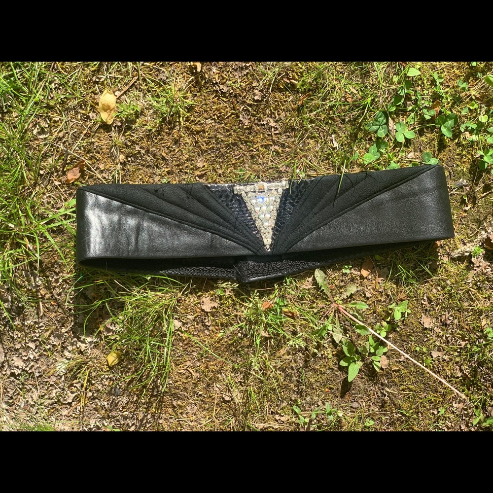 80s belt crystals